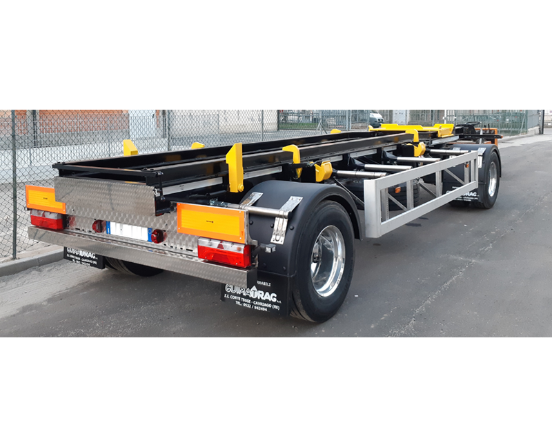 Rimorchio con paraurti INOX